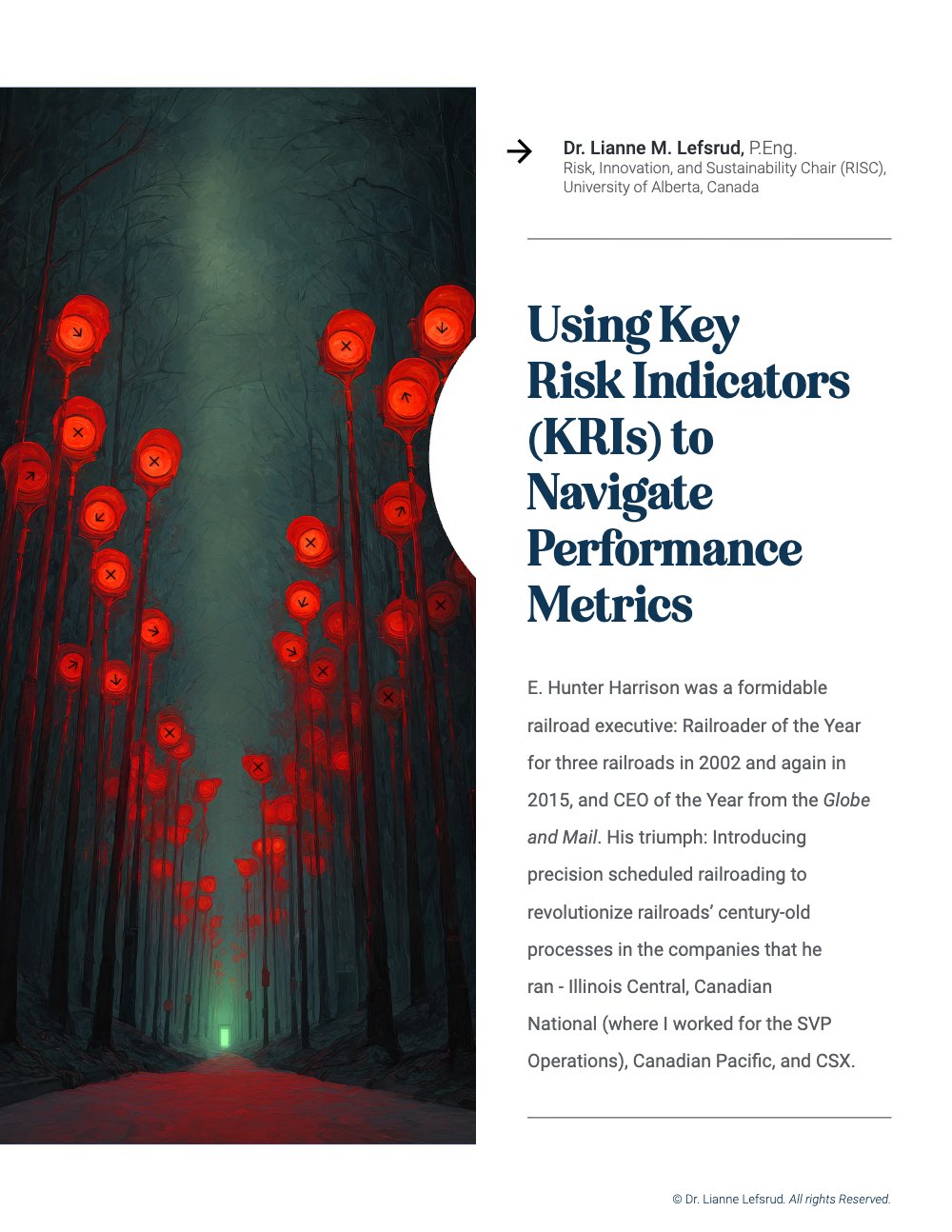 V2 Cover Key Risk Indicators Page 1 of the PDF