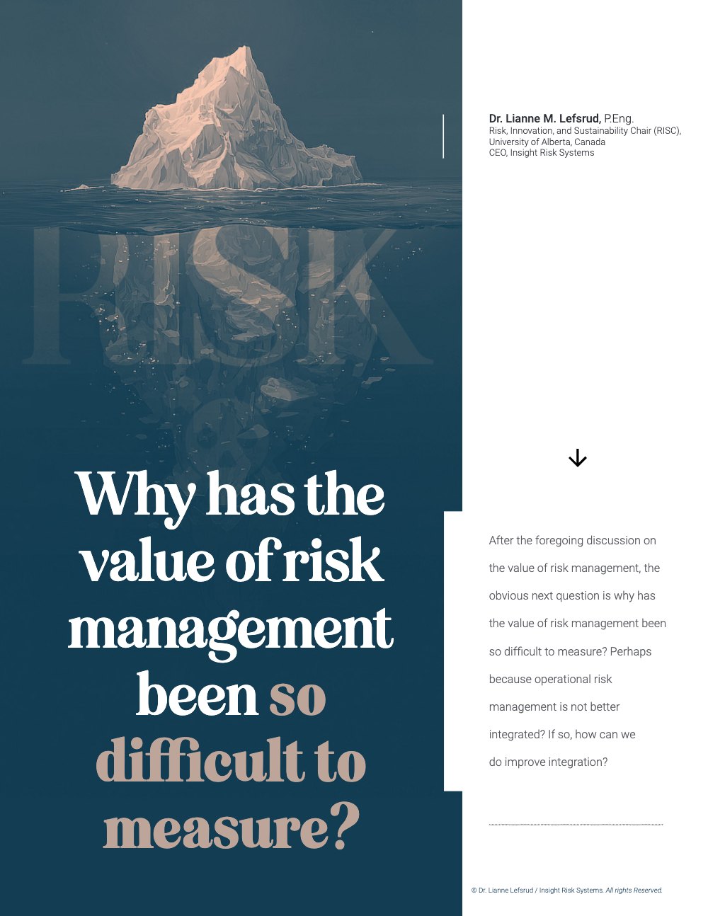 V2 Cover Why Is Risk Management Hard To Measure Page 1 of the PDF